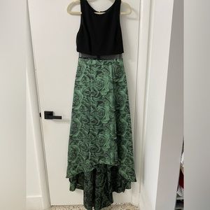 Betsy and Adam high-low evening gown